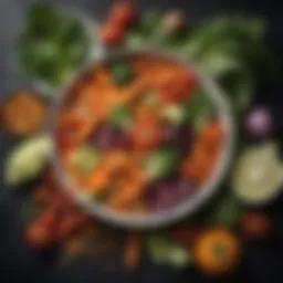 A vibrant selection of fresh vegetables in a bowl