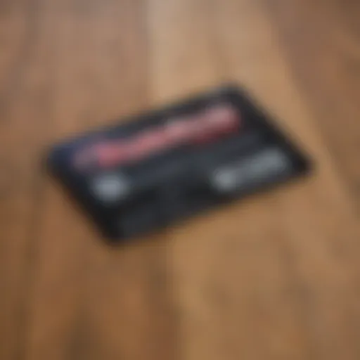 Costco membership card displayed on a wooden table