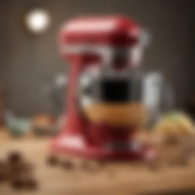 A selection of KitchenAid mixer paddles made from various materials