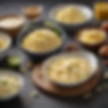 Ingredients for a Balanced Meal A selection of ingredients for a balanced meal featuring Weight Watchers Butter