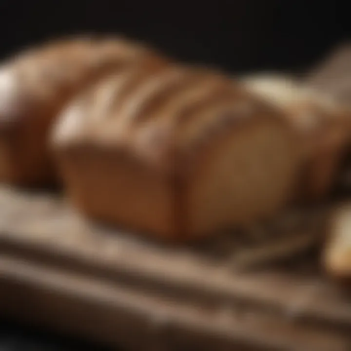 A variety of oat bread types presented on a rustic tray