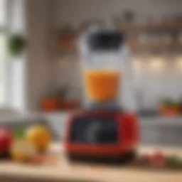 Vitamix blender showcased on a kitchen countertop