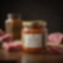 A luxurious jar of wagyu tallow showcasing its rich texture