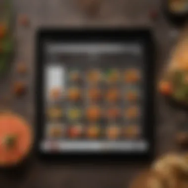 User-Friendly Ordering Interface An organized order placement interface