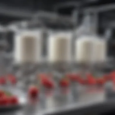 Core Components of Yogurt Manufacturing Essential components of a yogurt-making machine laid out